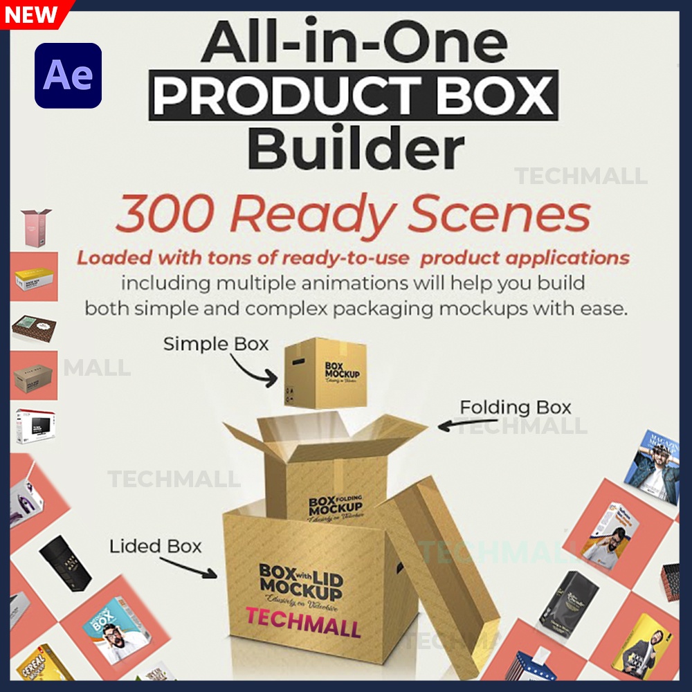 

NS All-in-One Product Box Promo Video Builder For After Effect