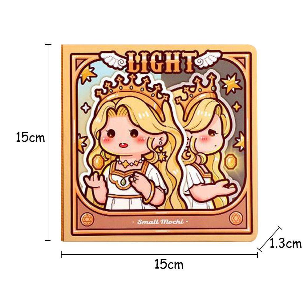 Preva Hand Ledger Set Lovely Fairy Style Notepad Girl Heart Sticker Tape Bahan Buku Diary