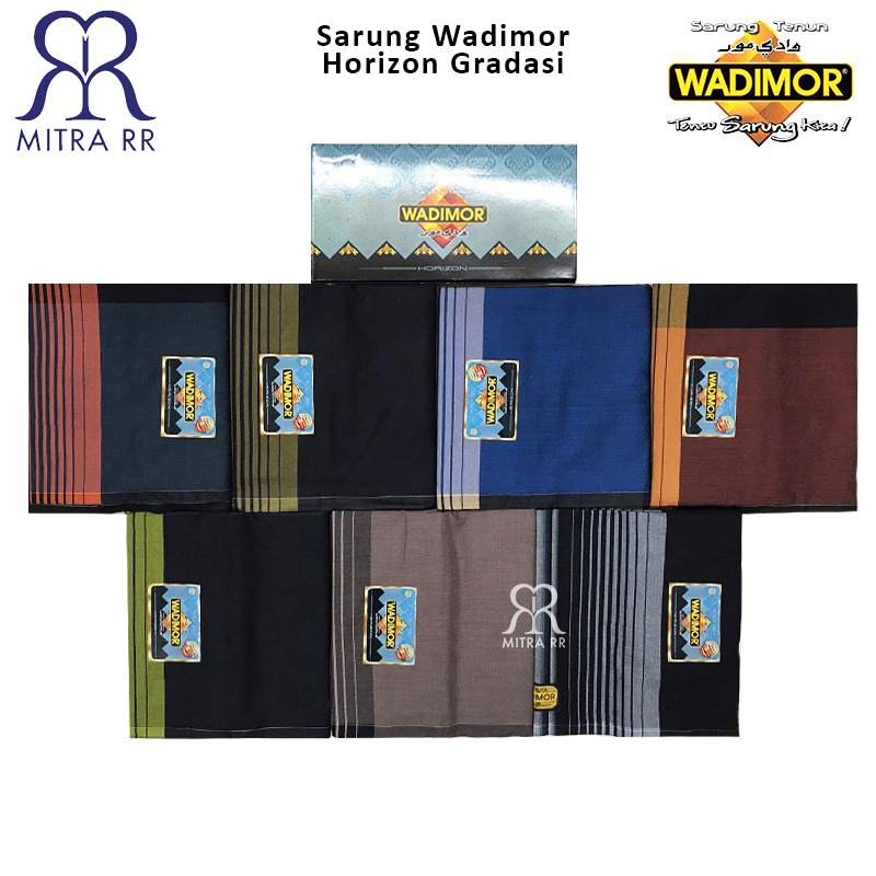 Sarung Wadimor Horizon Gradasi Sarung Tenun Dewasa Gradasi Warna Satuan / Grosir
