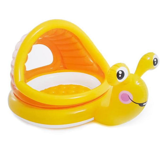 Intex Lazy Snail Shade Baby Pool. Kolam Renang Kanopi Anak 57124 Kesayanganprakarsa
