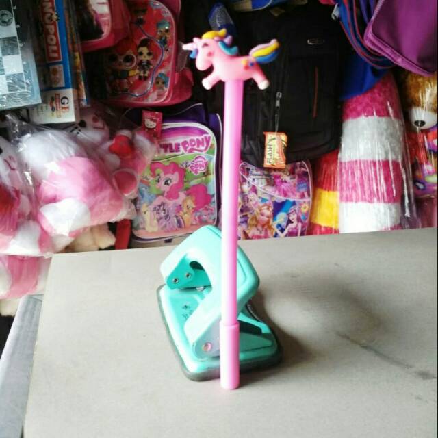 

Paket 12 Pcs Pulpen my little pony karakter kuda pony Ballpoint Hitam Atk Pena Alat Tulis