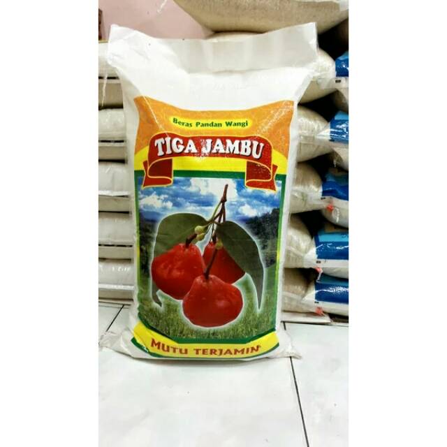 

Beras Tiga Jambu 20kg Pandan wangi