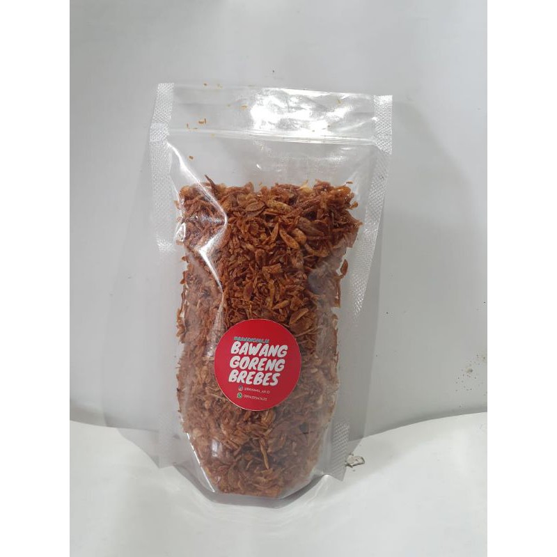 

Bawang goreng Brebes orginal tanpa tepung dan tanpa pengawet 100% bawang premium asli Brebes