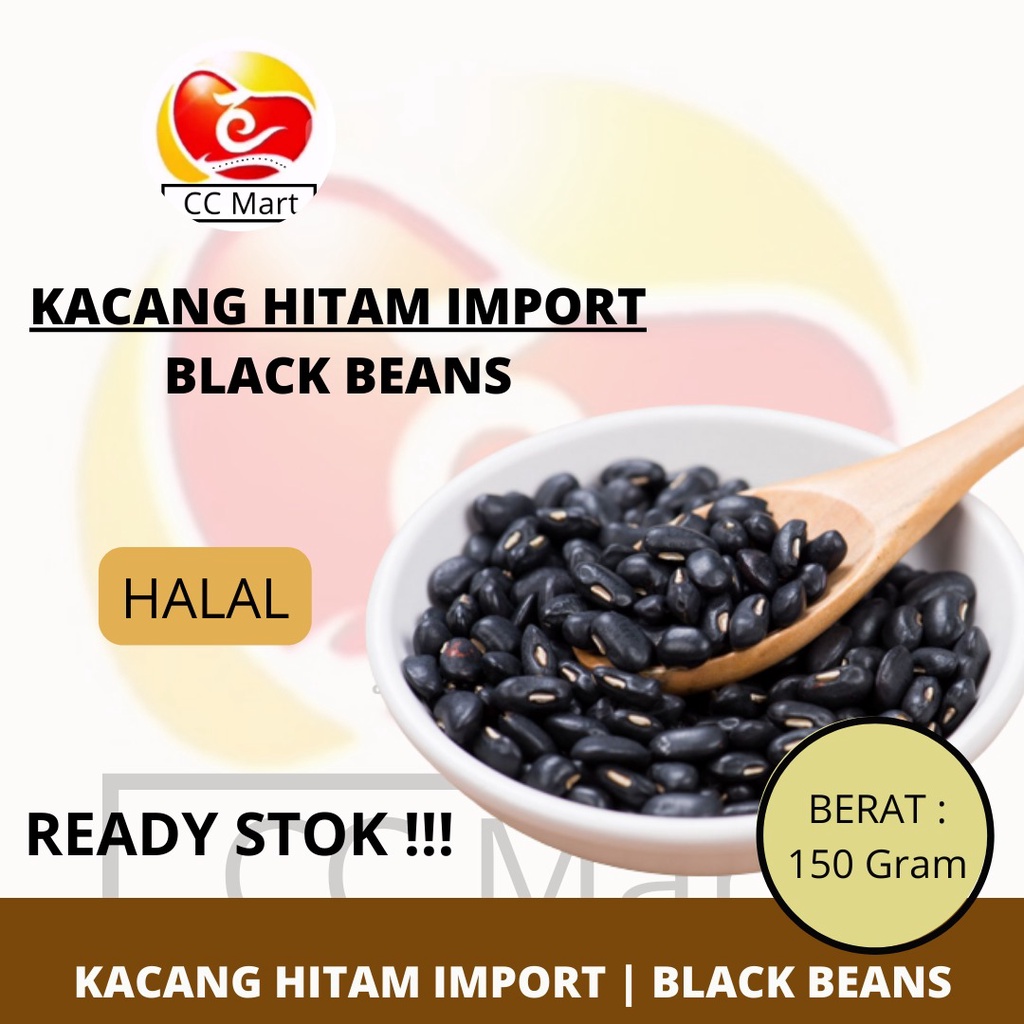 

Kacang Hitam Import / Black Beans / Kualitas Super 150 Gram