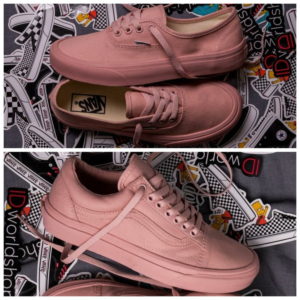 vans old skool pink original