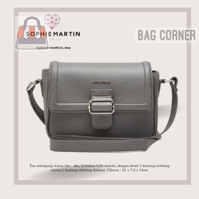 BagCorner - TAS TAS SELEMPANG SLEMPANG WANITA SOPHIE MARTIN PARIS SLING BAG ACHILEA SHOPIE SHOPEE SH