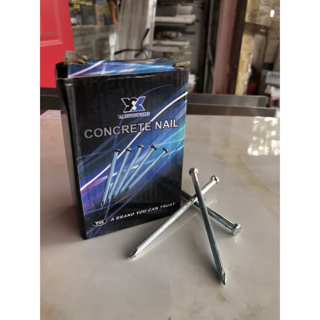 Paku Beton YSK Hardwares 4" 300gram 10cm