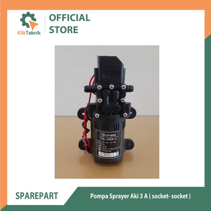 Pump assy auto/Pompa sprayer aki 3 ampere socket YOKOHAMA