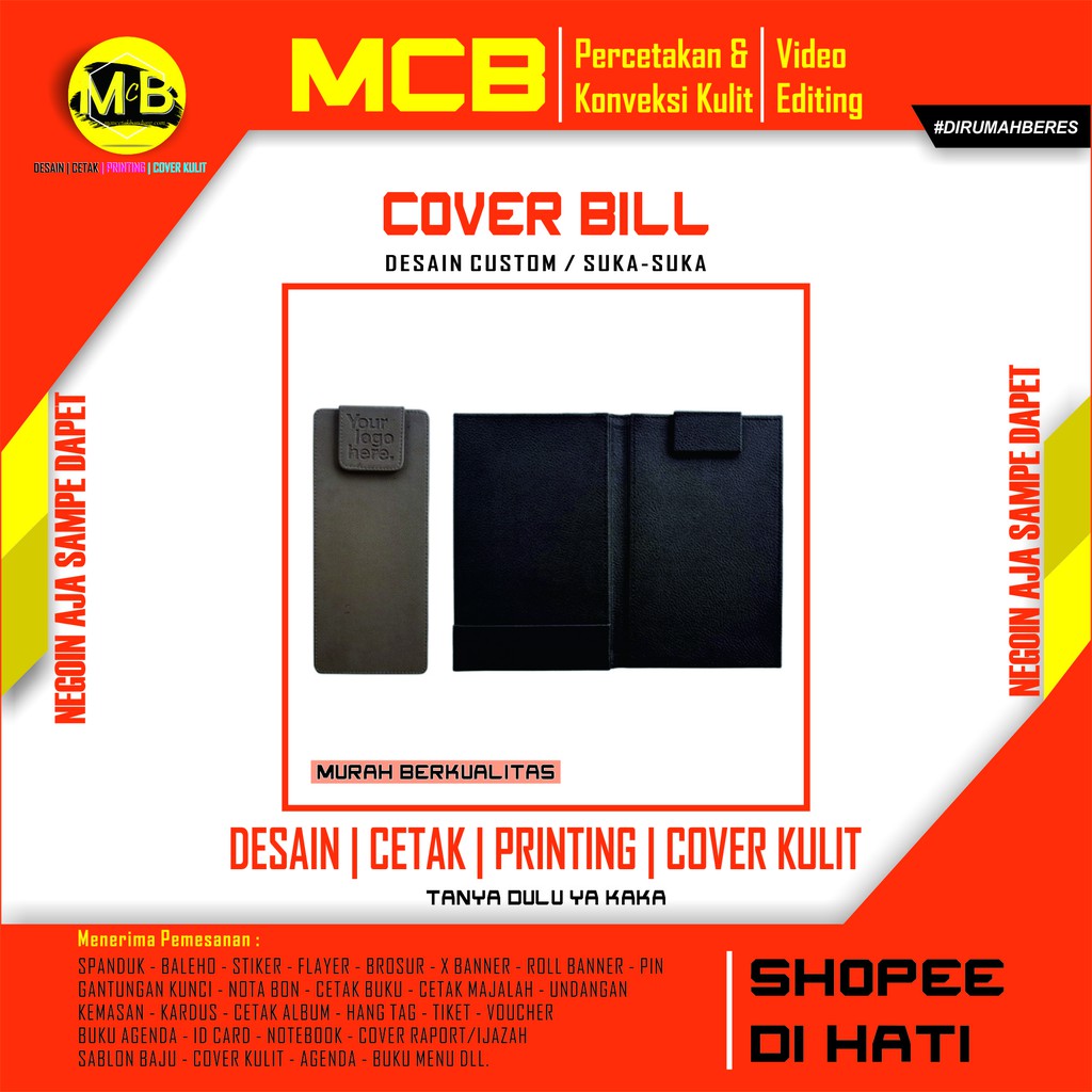 

COVER Bill Ready stok bahan KULIT DAN KERTAS TEBAL