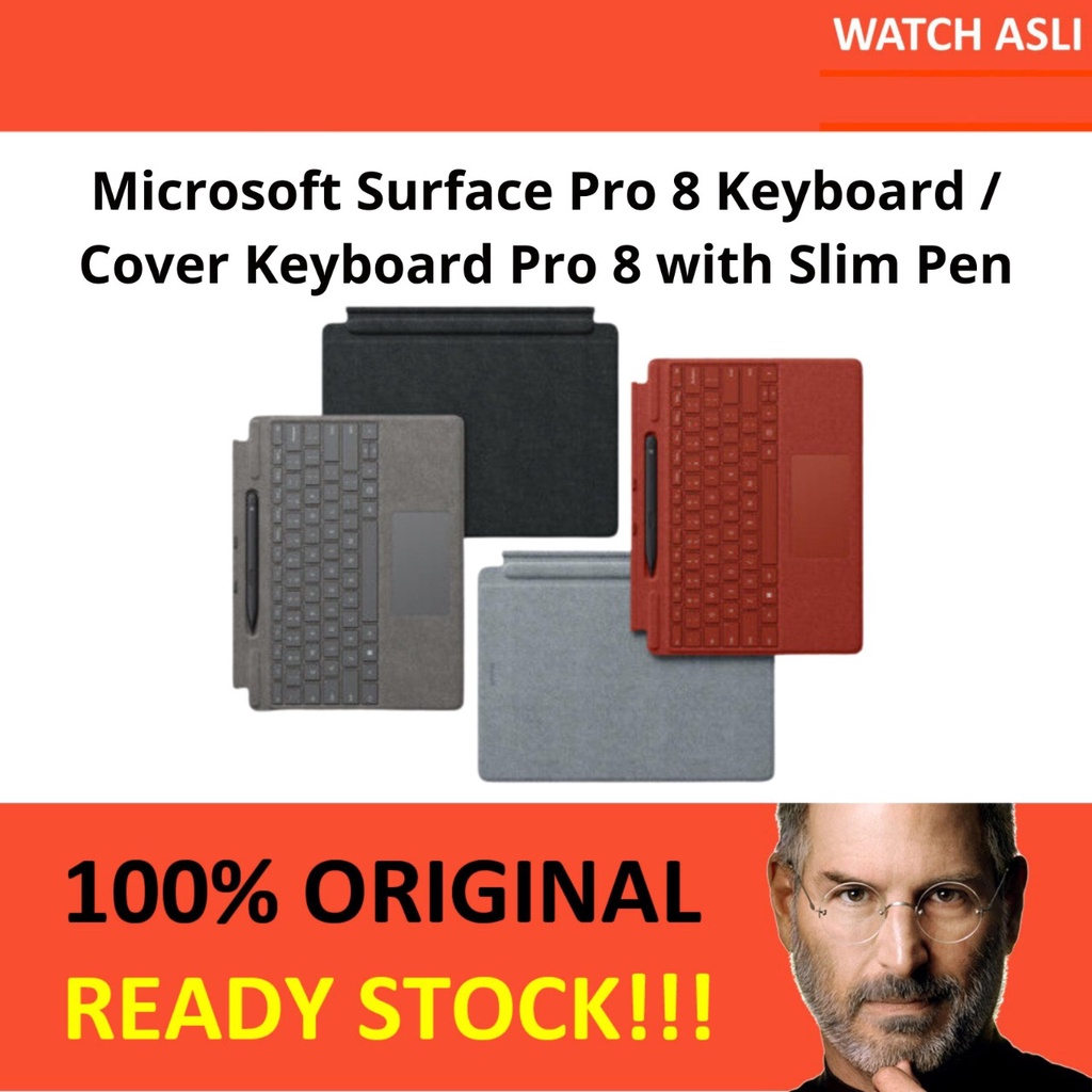 Microsoft Surface Pro 8 Keyboard / Keyboard Cover with Slim Pen Pro 8 9 n Pro X