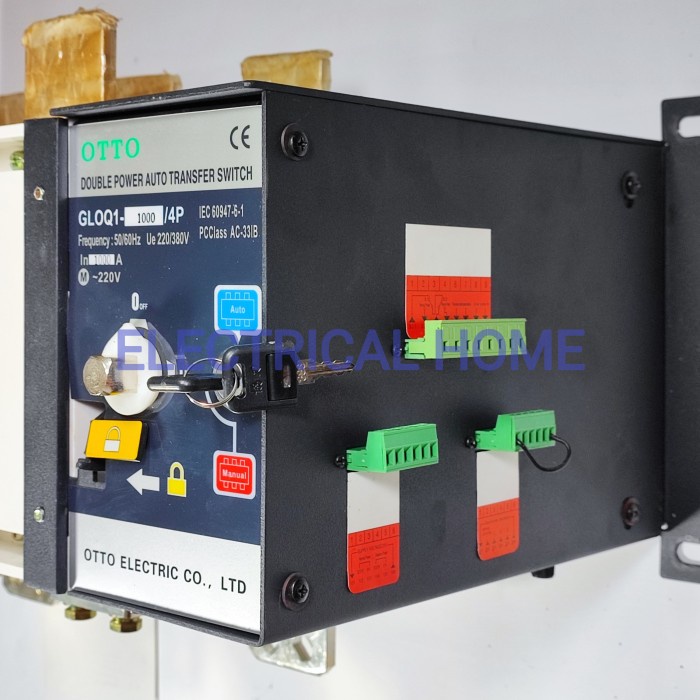 Auto Transfer Switch ATS 4P 800A/Motorized Ohm Saklar 800A