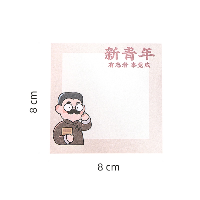 4pcs Sticky Notes Memo Paper Motif Kartun Lucu Imut Multi Warna Untuk Perlengkapan Kantorsekolah