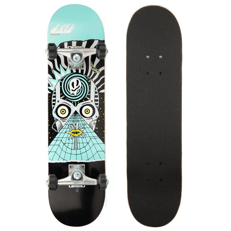 OXELO Skateboard Anak 7-12 Tahun Fullset 7,5&quot; CP100 Mid