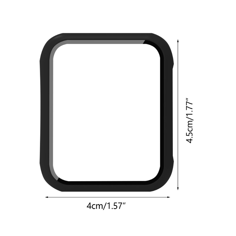 Btsg Pelindung Layar Dan Hard Cover PC for Watch3 for Smart Watch Replacement Anti Gores Housing for w/Tempered Fil