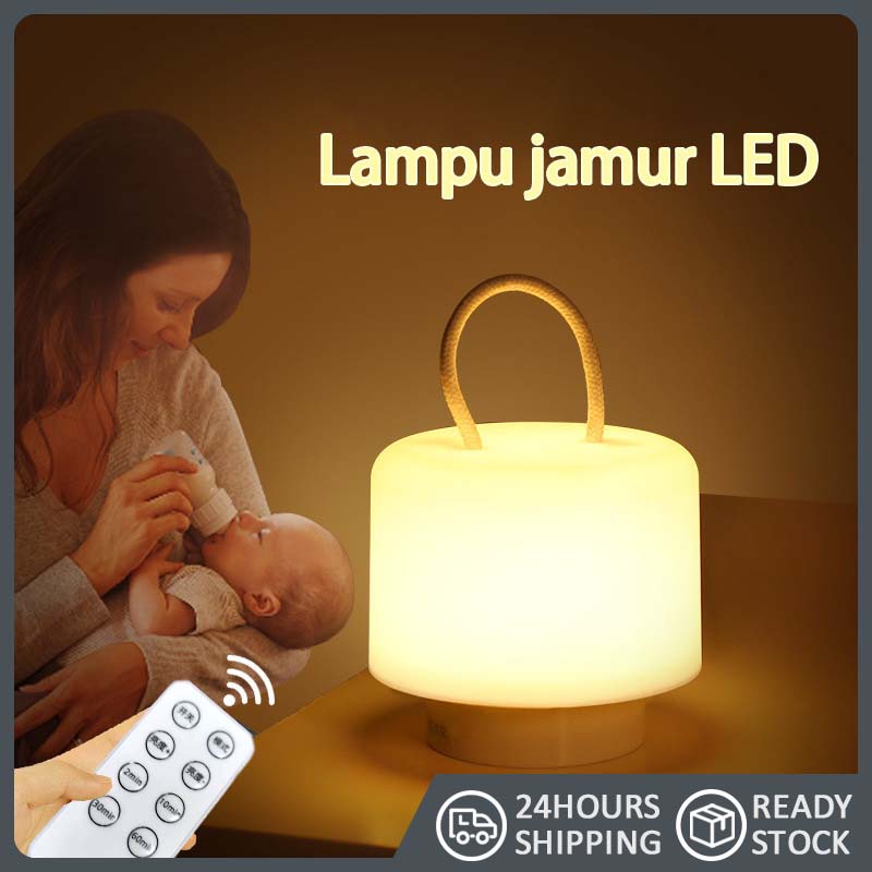[daya rendah] [Kirim kapan saja] Lampu LED Lampu Meja LED Lampu Tanpa Kabel Lampu Samping Tempat Tid