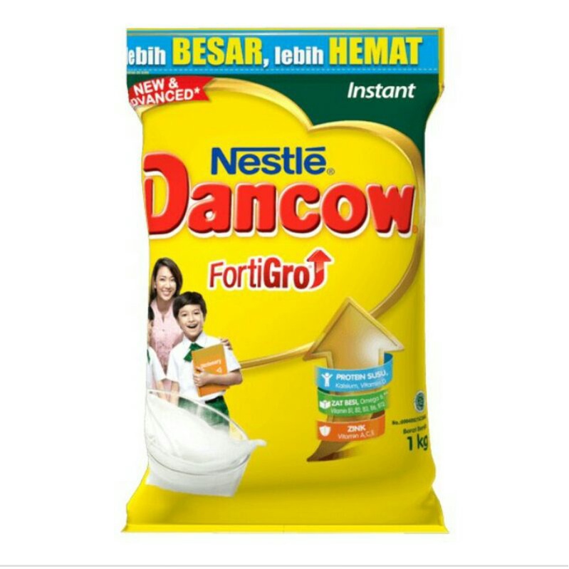 

Susu Dancow fortiGro instant & cokelat berat 1000 g / 1kg