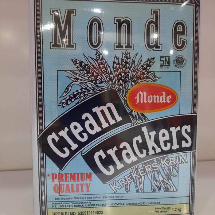 

MONDE CREAM CRACKERS KALENG