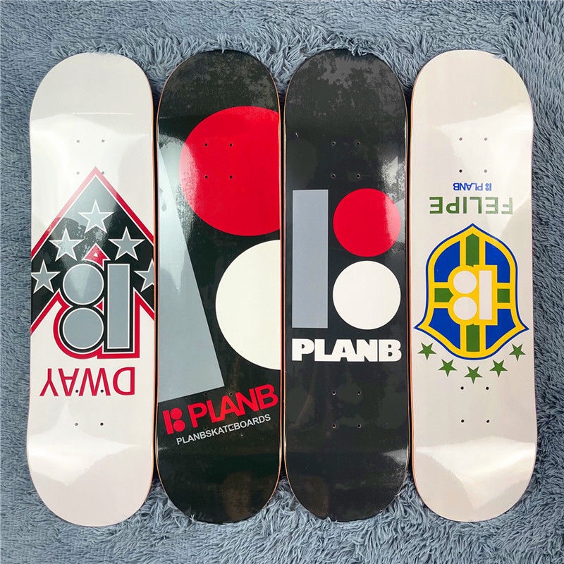 Planb Pro Skate Deck 31x8 Inch Bahan Maple Canandian Warnawarni Diy