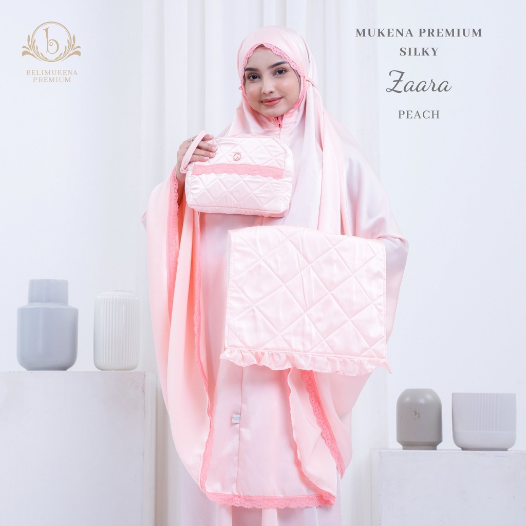 Mukena Dewasa 2in1 Premium Zaara Silky Set Sajadah