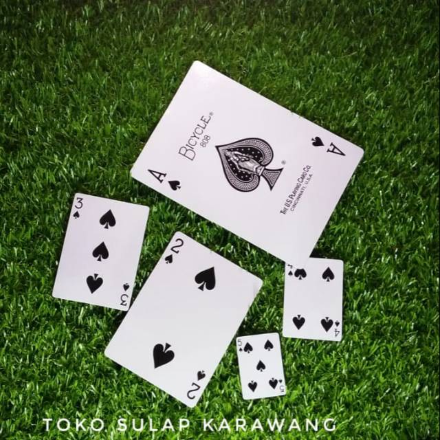 Kartu remi sulap - size surprise