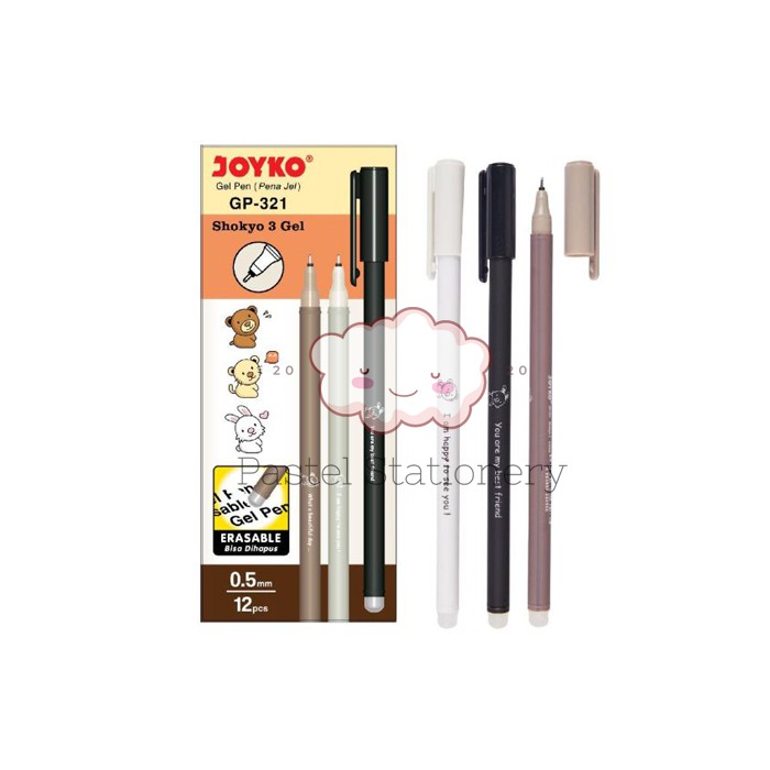 

Pulpen Gel Joyko 0.5 GP-321 - Pulpen Bisa Dihapus Joyko Shokyo