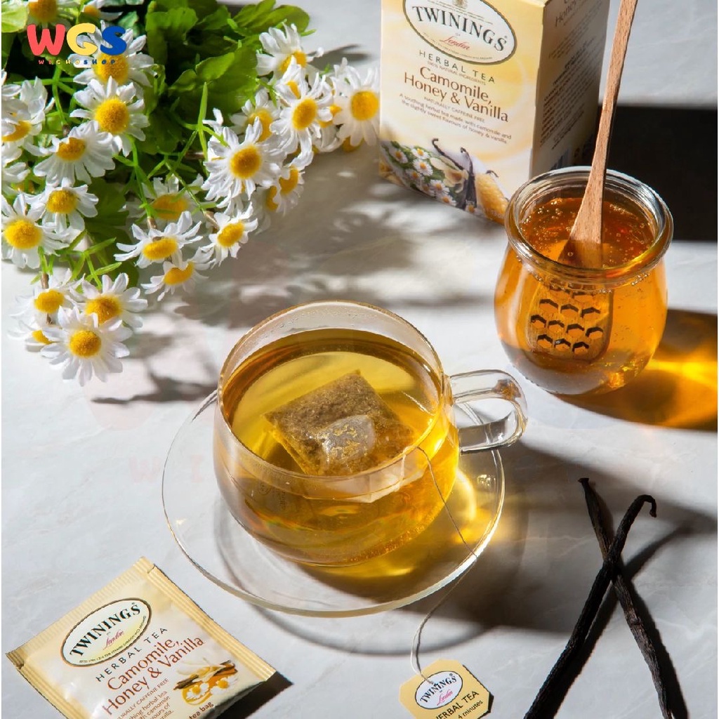 Twinings of London Camomile Honey &amp; Vanilla Herbal Tea 20s 1.6g