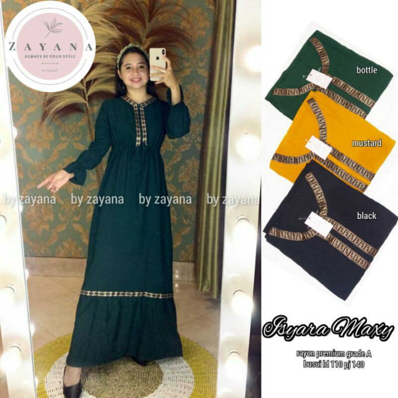 isyara maxi by zayana