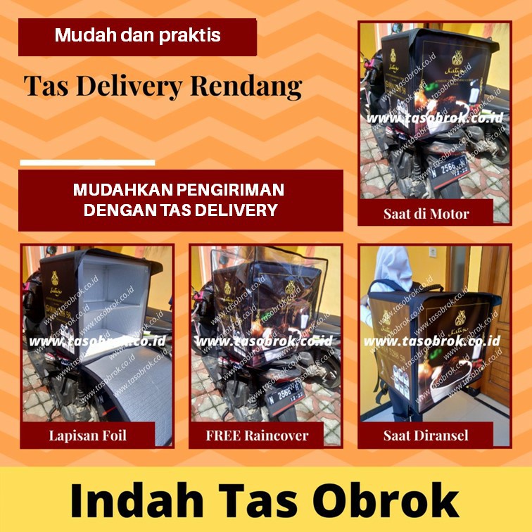 Box Motor Rendang, Tas Motor / Box Delivery / Tas Delivery Rendang