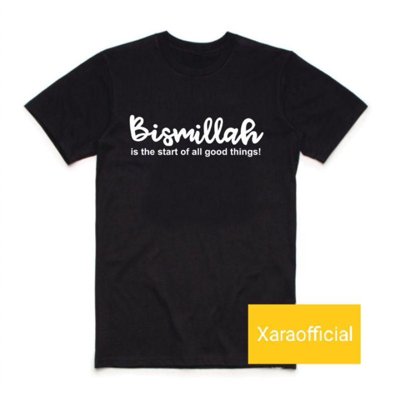 [Bismillah] Kaos Polos Catton 24s Kaos Pria Terlaris T-shirt / Bayar Ditempat /Kaos Unisex / Kaos Muslim / Ukuran M L XL XXL / Kaos Lengan Pendek O Neck