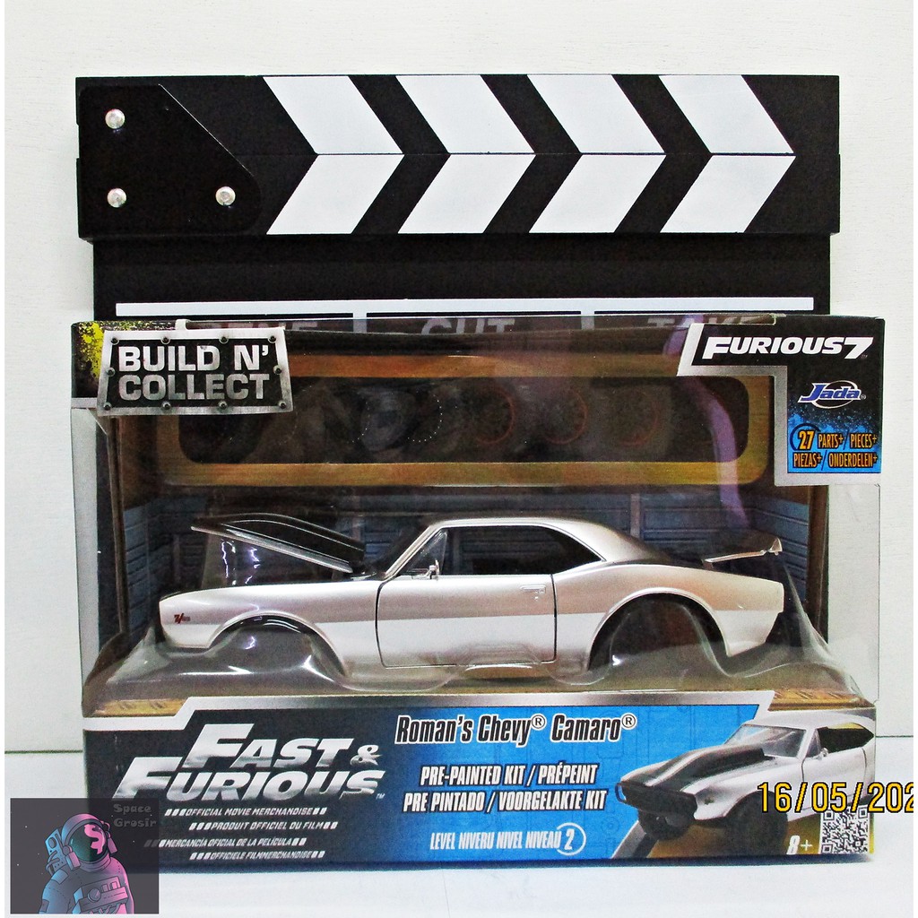 Diecast Jada 1:24 - Fast &amp; Furious 7 Roman's Chevy Camaro Model Kit