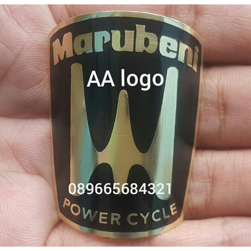emblem sepeda marubeni+double tape tebal