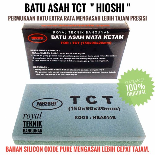 PERTUKANGAN POWER TOOLS BATU ASAH TCT MATA SERUT PLANER HIOSHI / BLADE SHARPENING STONE