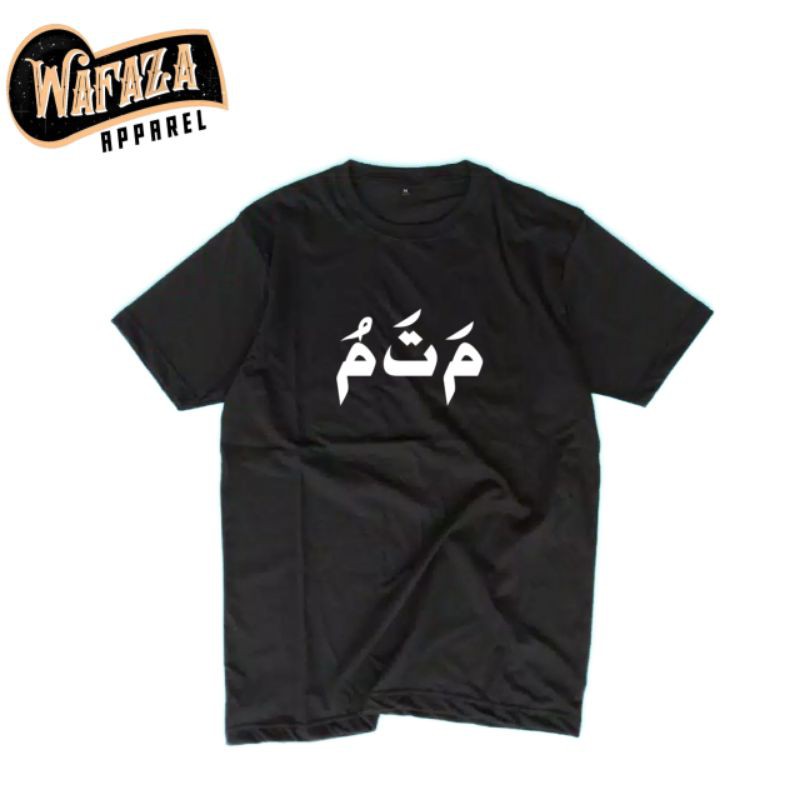 Kaos MATAMU bahasa jawa tulisan arab keren cotton 30 s premium
