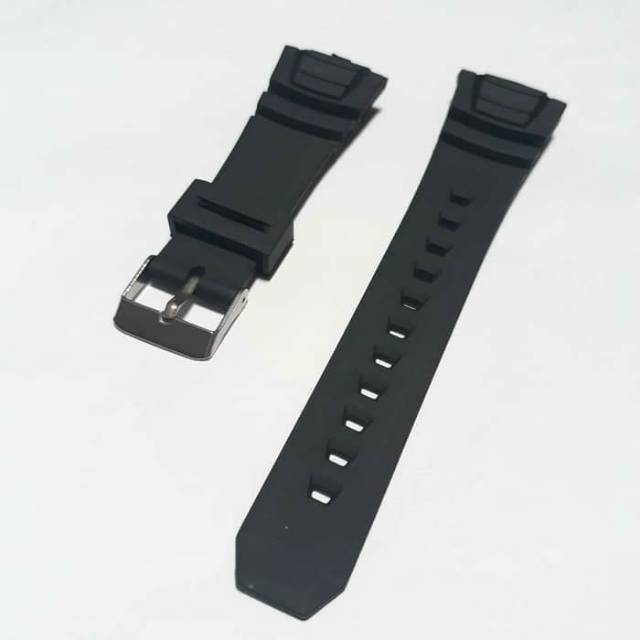 RUBBER STRAP TALI JAM CASIO GIEZ GS1150 GS-1150 GS 1150 HITAM