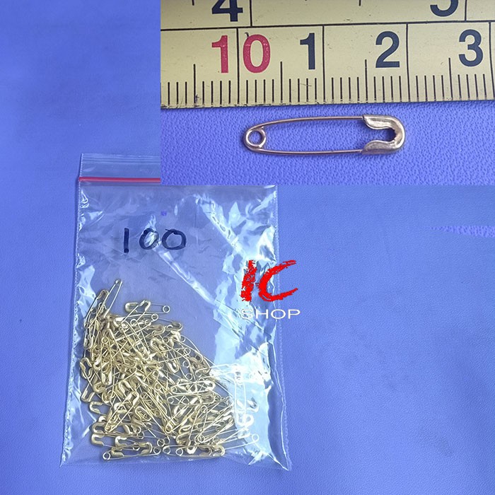 

Peniti Emas 2 cm isi 100