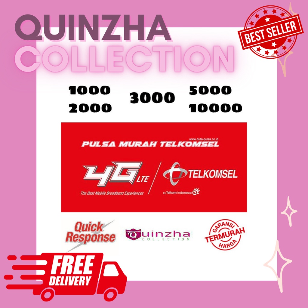 PROMO Pulsa REGULER TELKOMSEL 1K 1000, 2K 2000, 3K 3000, 5K 5000, 10K 10000 MURAH