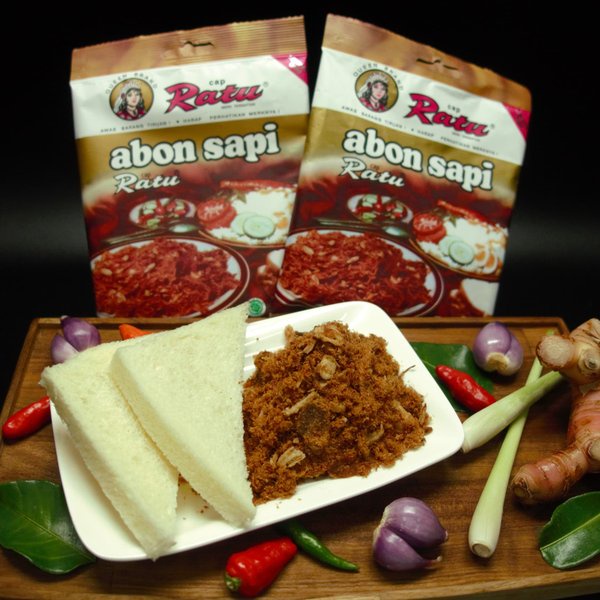 Abon Sapi Cap Ratu 100gr Abon Daging Sapi Asli / Meat Floss