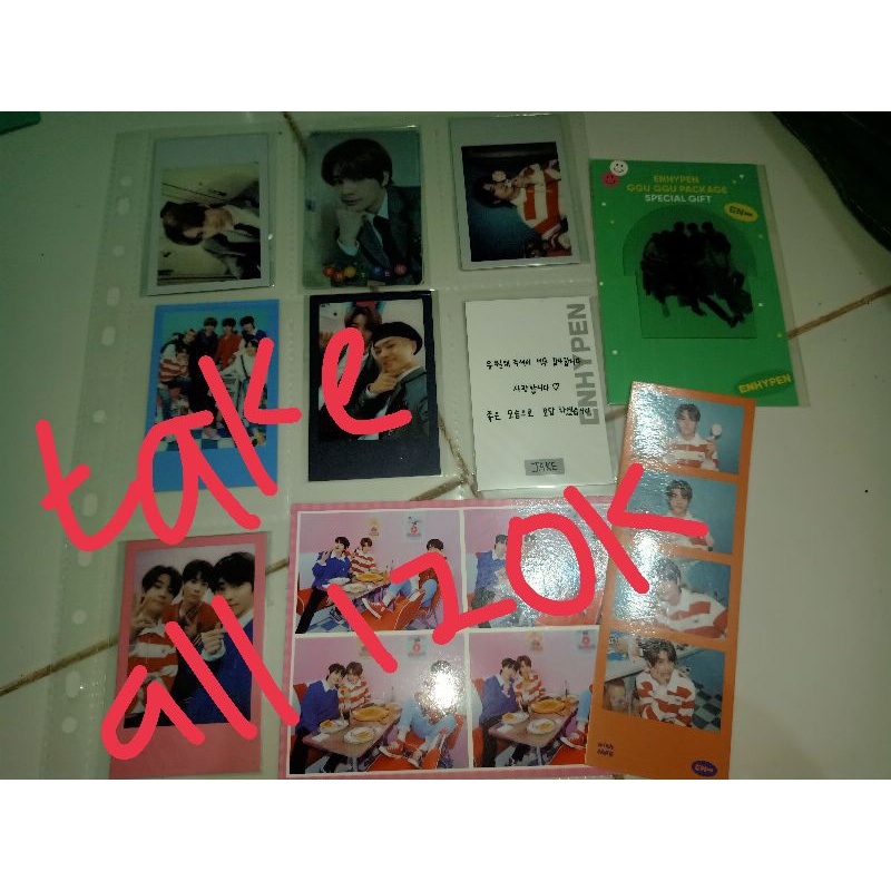 PHOTOCARD JAKE ENHYPEN Ggu Ggu package