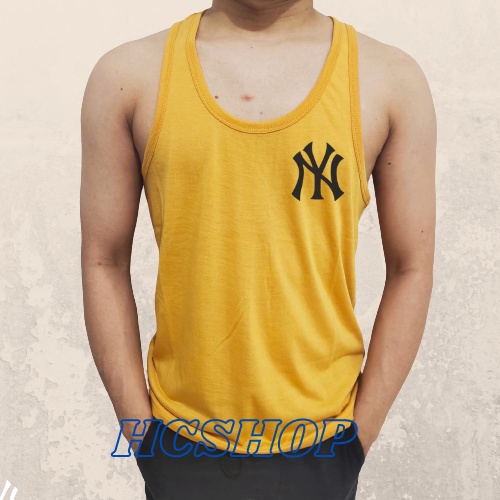 Singlet Pria Dewasa NY Singlet Dewasa Cowok Cewek Cotton Combed Kualitas Premium Adem