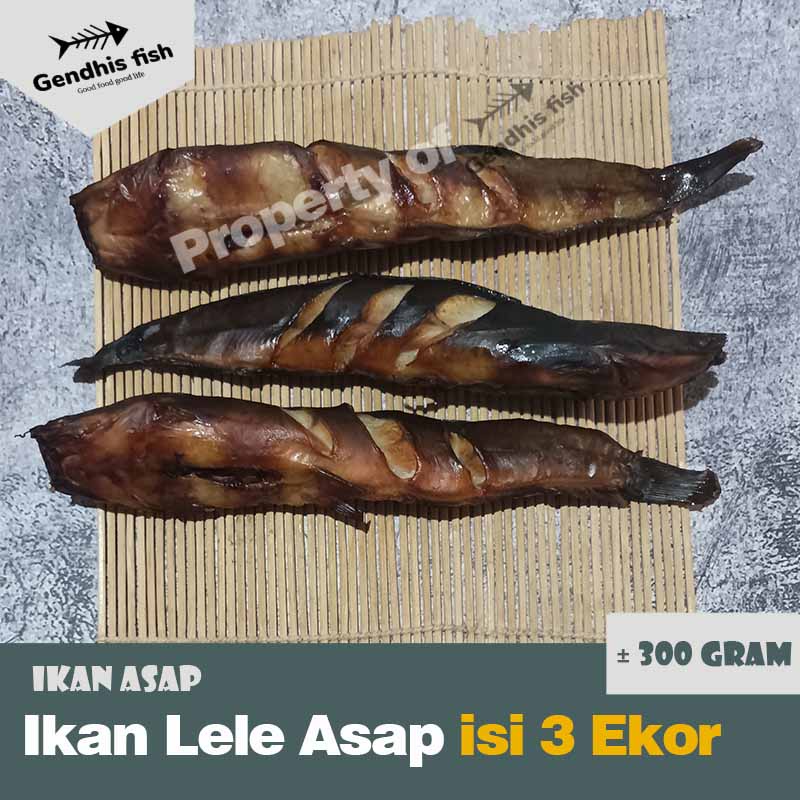 

Ikan lele asap isi 3 ekor