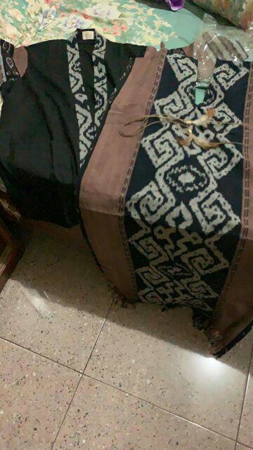 Couple Sarimbit - Ready Stock - Set Couple Kondangan - Baju Tenun - Couple Keluarga - Fashion Pria