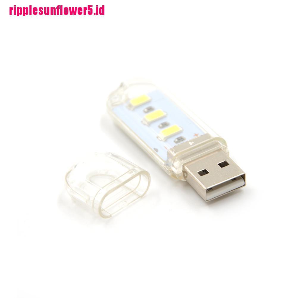 Lampu Bohlam LED USB Mini Untuk Membaca Laptop