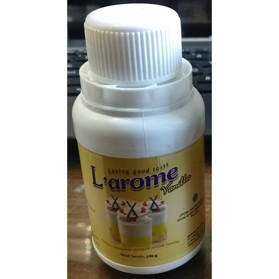Larome Vanilla Essense Cair 100 Gr Shopee Indonesia
