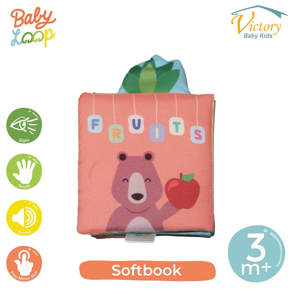 Baby Loop Softbook Tutty Fruity - Mainan Bayi