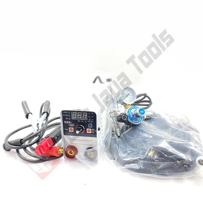 Ready stock] PAKET LAS ARGON TIGWELD 120 + Stang Las TIG + Regulator Argon
