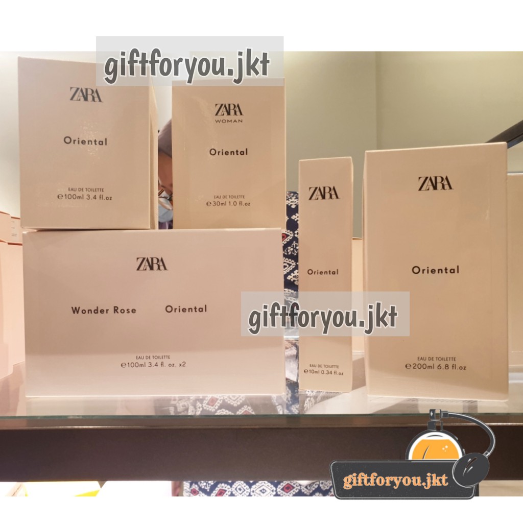 Zara Oriental Parfum EDT Original 10 30 100 200 ml Paket Woman Wanita