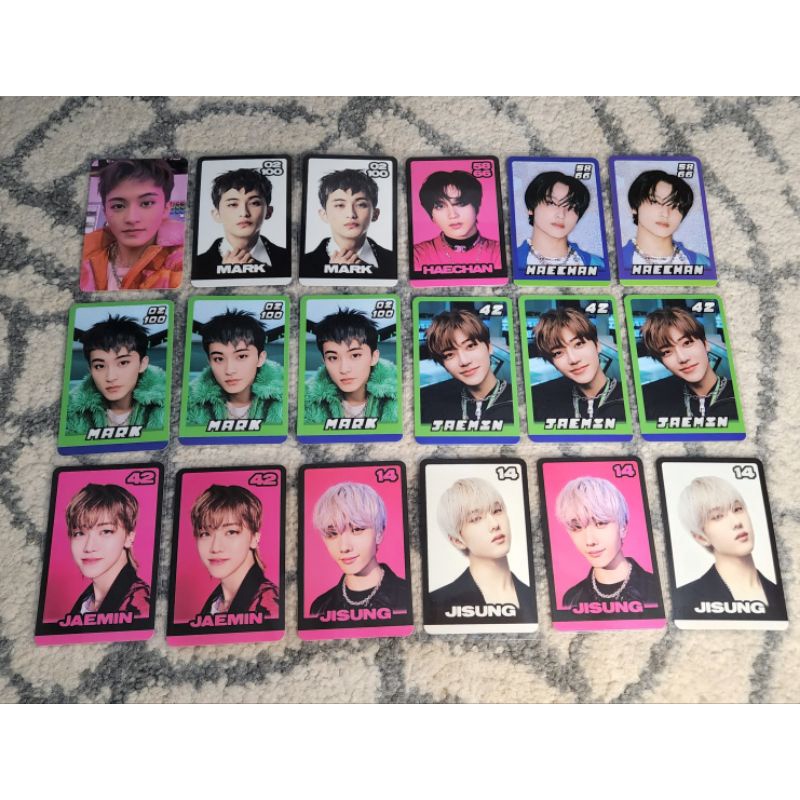 NCT DREAM MARK HAECHAN JAEMIN JISUNG (READ DESCRIPTION) TRADING CARD GLITCH MODE A B
