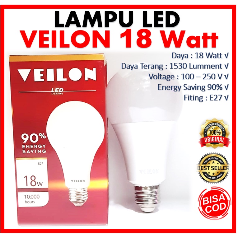 Lampu Led 18watt Veilon Bulat