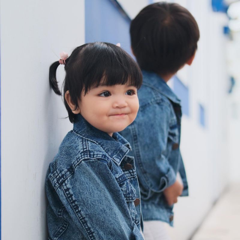 BOBO JAKET JEANS ANAK COWOK ATAU CEWEK 3 - 6 TAHUN