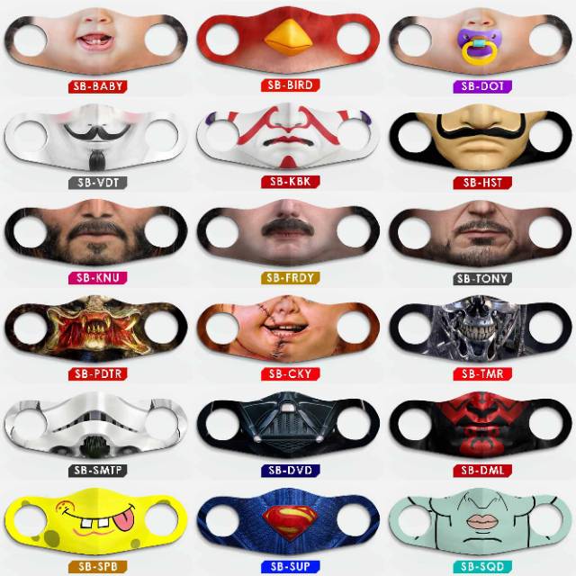 MASKER SCUBA KARAKTER Unik dan Beda by Artlantis Store